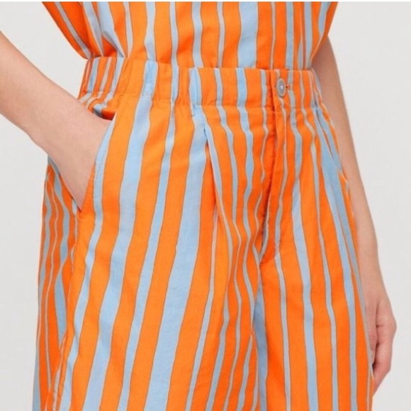 Marimekko x  Uniqlo Poplin Stripe Shorts size Small - Picture 2 of 7
